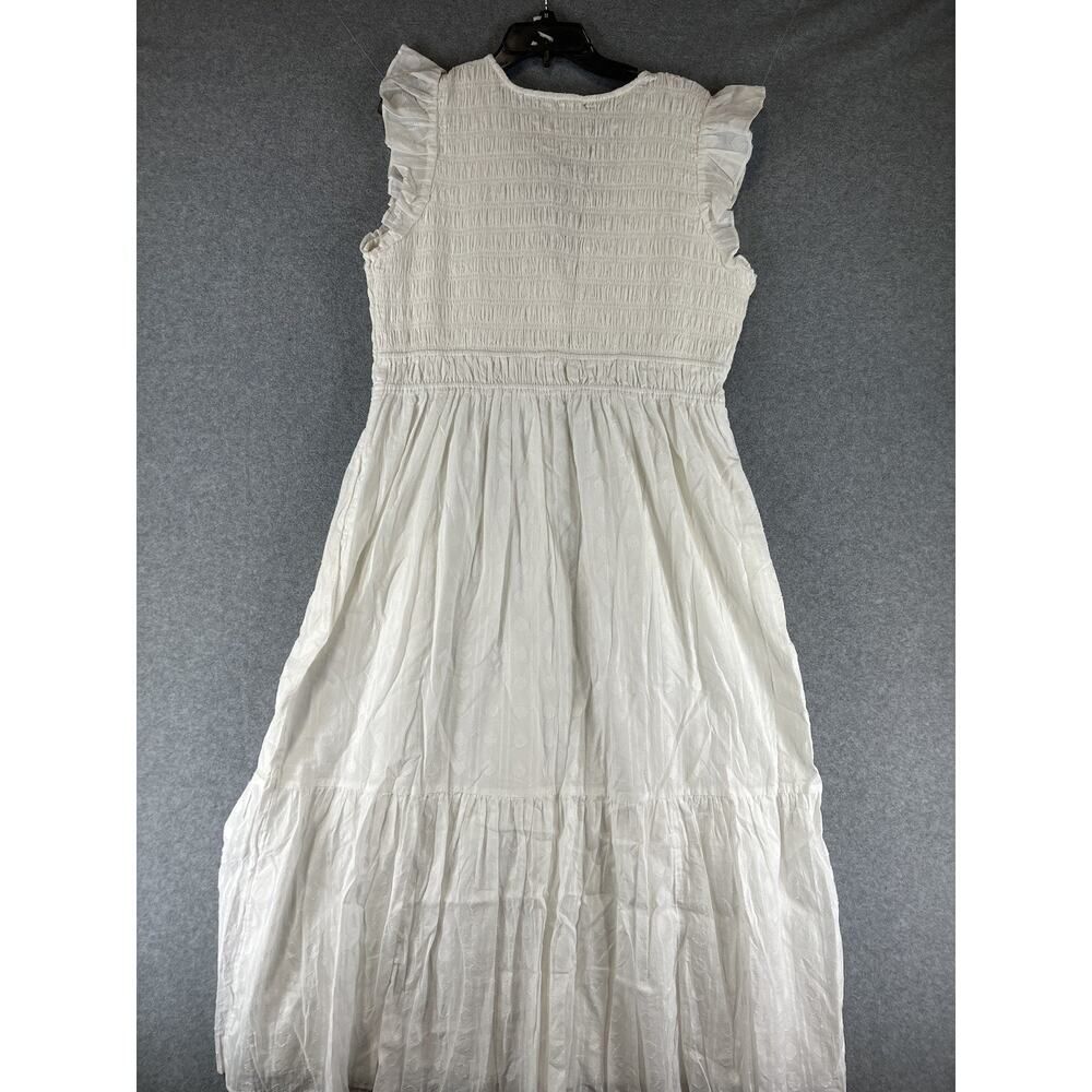 Anthropologie The Peregrine Midi Dress Size XL White - Picture 8 of 12